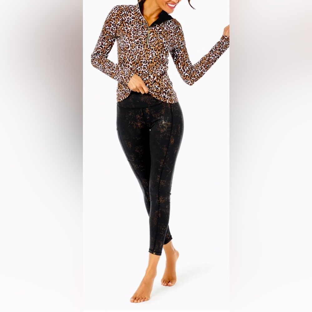 LILLY PULITIZER LUXLETIC HIGH-RISE WEEKENDER LEGGINGS, SIZE M, NWT.